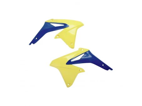 Protectie radiator UFO SUZUKI RMZ 450 08 culoare Galben/Albastru | SU04917102