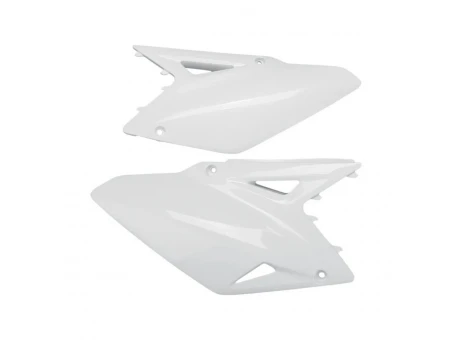 Carene laterale UFO SUZUKI RMZ 450 08-17, culoare Alb | SU04918041