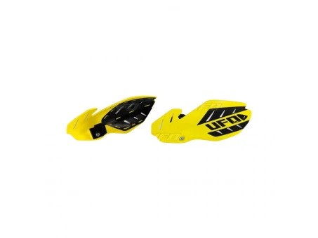 Handguard UFO FLAME SUZUKI RMZ 250/450 12-17 culoare Galben/Negru (kit montaj inclus) | SU04937102