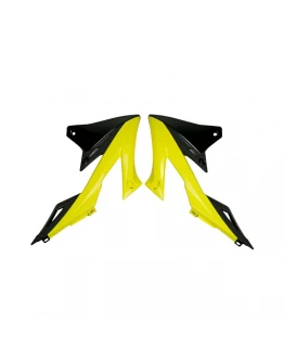 Protectie radiator UFO SUZUKI RMZ 250 '19-'23, RMZ 450 '18-'23 culoare OEM (Galben/Negru)