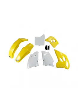 Kit complet plastice UFO SUZUKI RM 125 '94-'95, RM 250 '94-'95 culoare OEM (Galben/Alb) (SU394E999)