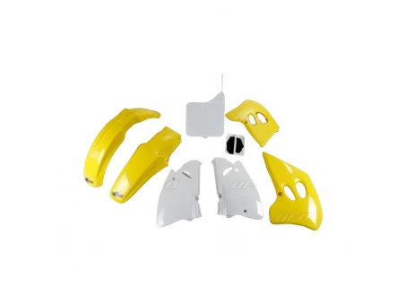 Kit complet plastice UFO SUZUKI RM 125 94-95, RM 250 94-95 culoare OEM (Galben/Alb) (SU394E999) | SUKIT394999