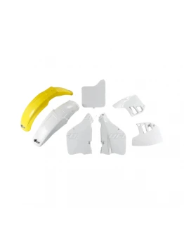 Kit complet plastice UFO SUZUKI RM 250 '92 culoare OEM (Alb/Galben) (SU396E999)