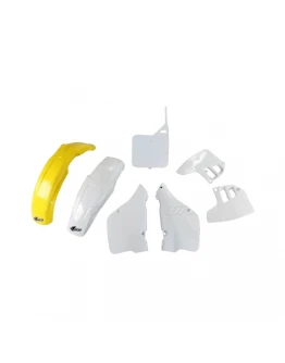 Kit complet plastice UFO SUZUKI RM 125 '92 culoare OEM (BIŁAY/Galben) (SU397E999)