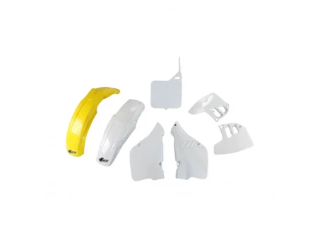 Kit complet plastice UFO SUZUKI RM 125 92 culoare OEM (BIŁAY/Galben) (SU397E999) | SUKIT397999