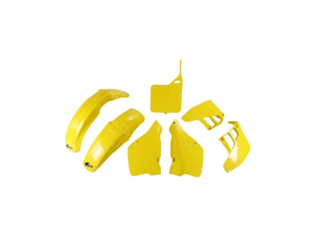 Kit complet plastice UFO SUZUKI RM 125 89-91 culoare OEM (Galben) (SU399E999) | SUKIT399999