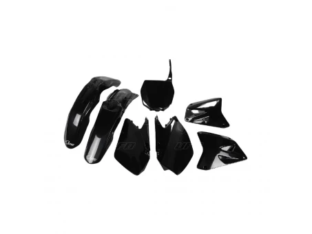 Kit complet plastice UFO SUZUKI RM 125 / 250 06-17 culoare Negru (SU406E001) | SUKIT406001