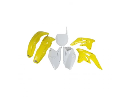 Kit complet plastice UFO SUZUKI RMZ 250 07-09 culoare OEM (Alb/Galben) (SU407E999) | SUKIT407999
