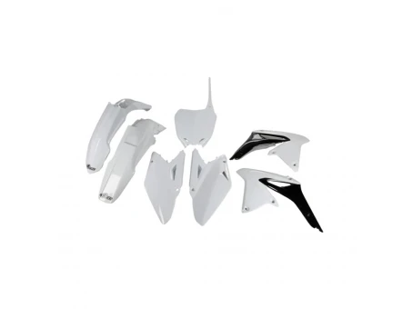 Kit complet plastice UFO SUZUKI RMZ 450 08-17 culoare Alb (SU409E041) - Inlocuieste SUKIT410041 | SUKIT409041