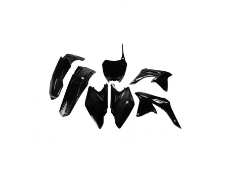 Kit complet plastice UFO SUZUKI RMZ 250 10-18 culoare Negru (SU411E001) | SUKIT411001