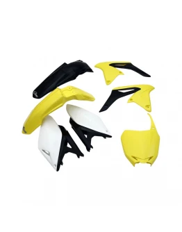 Kit complet plastice UFO SUZUKI RMZ 250 '10-'18 culoare OEM '13 (Galben/Negru) (SU415E999)