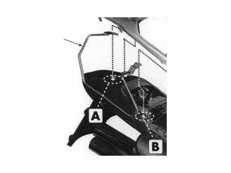 Suport pentru genti laterale KAPPA - HONDA XL 650V TRANSALP 00-07 | TK213