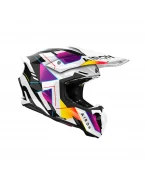 Casca cross/enduro/atv/quad AIROH HELMET TWIST 3 RAINBOW - Alb,Negru,Galben,Mov