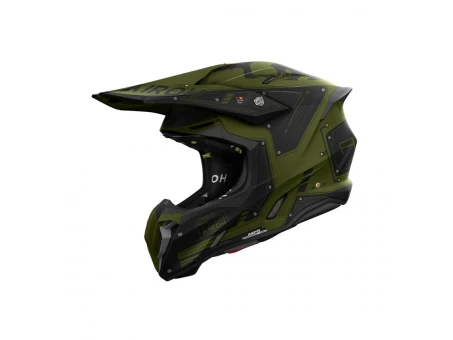 Casca cross/enduro/atv/quad AIROH HELMET TWIST 3 MILITARY  - Verde/Negru mat