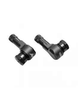 Set 2 ventile 90 grade culoare negru (VC-02BK)