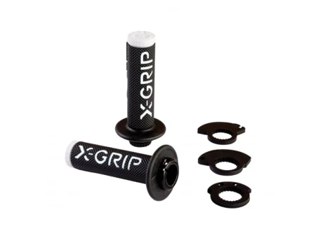 Manșoane X-GRIP Braaap Lock-On - Alb | XG-2100