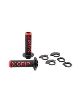 Manșoane X-GRIP GRIPS "BRAAAAP" Lock-On-Grip - Rosu
