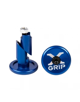 Capete ghidon X-GRIP diametru 12-16.2 mm - Albastru
