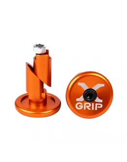 Capete ghidon X-GRIP diametru interior 12-16.2 mm - Portocaliu