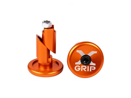 Capete ghidon X-GRIP diametru interior 12-16.2 mm - Portocaliu | XG-2692-008