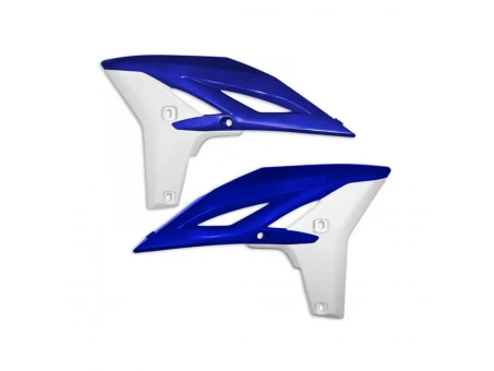Protectie radiator UFO YAMAHA YZF 250 11-13, WRF 450 12-15 culoare OEM (Alb/Albastru) | YA04828999