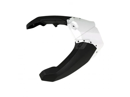 Plastic airbox UFO YAMAHA YZF 250/450 14-17, WRF 250 15-17, WRF 450 16-17, culoare Alb/Negru | YA04837046