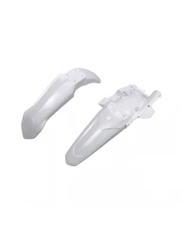 Set aripa fata spate UFO YAMAHA YZF 250 '19-'22, YZF 450 '18-'22, culoare Alb (YA04856046 , YA04857046)