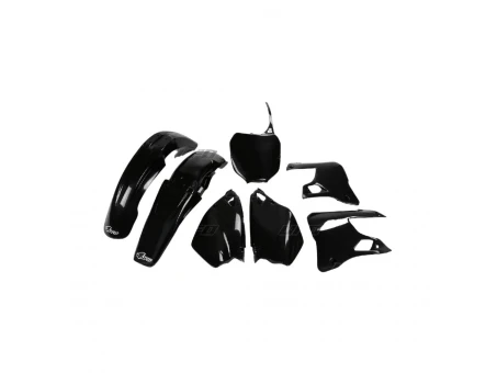 Kit complet plastice UFO YAMAHA YZ 125 00-01, YZ 250 00-01 culoare Negru (YA300E001) | YAKIT300001