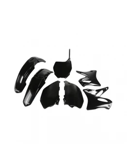 Kit complet plastice UFO YAMAHA YZ 125 '06-'14, YZ 250 '06-'14 culoare Negru (YA302E001)