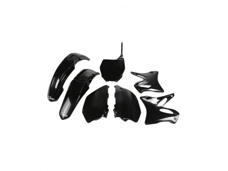 Kit complet plastice UFO YAMAHA YZ 125 06-14, YZ 250 06-14 culoare Negru (YA302E001) | YAKIT302001