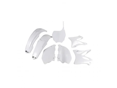 Kit complet plastice UFO YAMAHA YZ 125 06-14, YZ 250 06-14 culoare Alb (YA302E046) | YAKIT302046