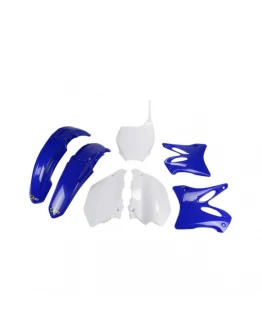 Kit complet plastice UFO YAMAHA YZ 125 '06-'14, YZ 250 '06-'14 culoare OEM '06-12 (Alb/Albastru) (YA302E999)
