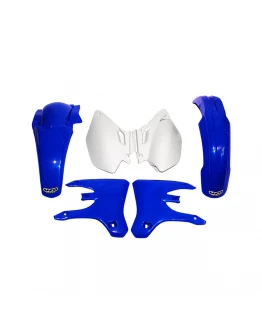 Kit complet plastice UFO YAMAHA YZF 250 / 450 '03-'05 culoare OEM (Alb/Albastru) (YA304E999)