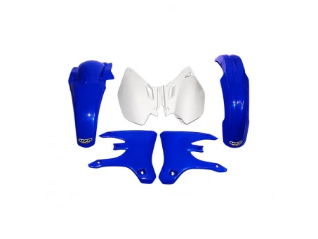 Kit complet plastice UFO YAMAHA YZF 250 / 450 03-05 culoare OEM (Alb/Albastru) (YA304E999) | YAKIT304999
