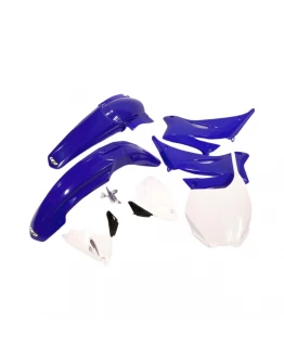 Kit complet plastice UFO YAMAHA YZF 250 '06-'09, YZF 450 '06-'09 culoare OEM (Alb/Albastru) (YA305E999)