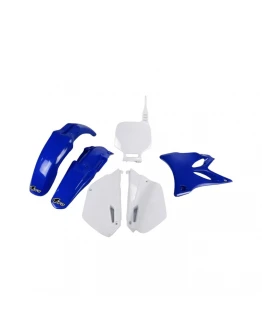 Kit complet plastice UFO YAMAHA YZ 85 '02-'14 culoare OEM (Alb/Albastru) (YA306E999)