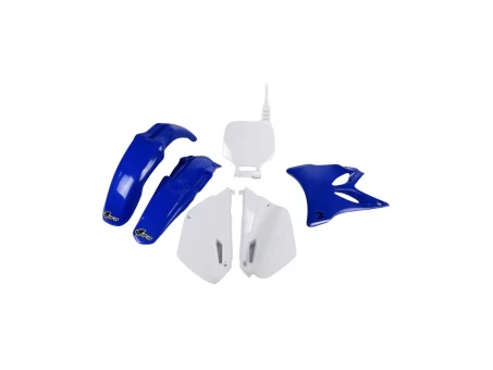 Kit complet plastice UFO YAMAHA YZ 85 02-14 culoare OEM (Alb/Albastru) (YA306E999) | YAKIT306999