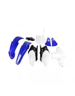 Kit complet plastice UFO YAMAHA YZF 450 '11-'12 culoare OEM (Albastru/Alb/Negru) (YA311E999)