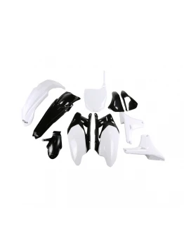 Kit complet plastice UFO YAMAHA YZF 450 '11-'12 culoare OEM (Alb/Negru) (YA311E999W)