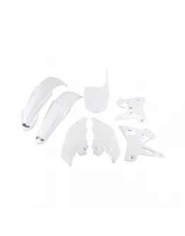 Kit complet plastice UFO YAMAHA YZ 125 / 250 '02-'14 RESTYLING culoare Alb (YA312E046)
