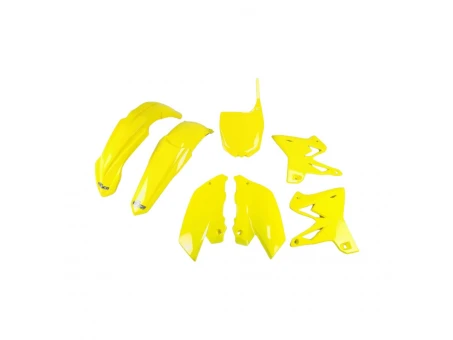 Kit complet plastice UFO YAMAHA YZ 125 / 250 02-14 RESTYLING culoare Galben | YAKIT312101