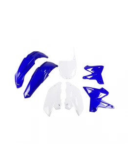 Kit complet plastice UFO YAMAHA YZ 125 / 250 '02-'14 RESTYLING culoare OEM (Albastru/Alb) (YA312E999)