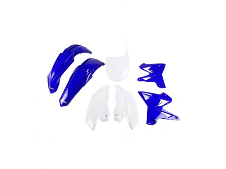 Kit complet plastice UFO YAMAHA YZ 125 / 250 02-14 RESTYLING culoare OEM (Albastru/Alb) (YA312E999) | YAKIT312999