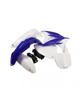 Kit complet plastice UFO YAMAHA YZF 250 '11-'13 culoare OEM (Albastru/Alb) (YA316E999)
