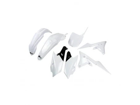 Kit complet plastice UFO YAMAHA YZF 250 14-18, YZF 450 14-17 culoare Alb (YA318E046) | YAKIT318046