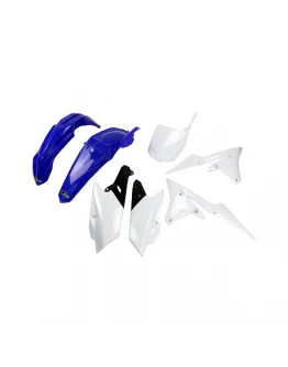 Kit complet plastice UFO YAMAHA YZF 250 '14-'18, YZF 450 '14-'17 culoare OEM (Albastru/Alb) (YA318E999)