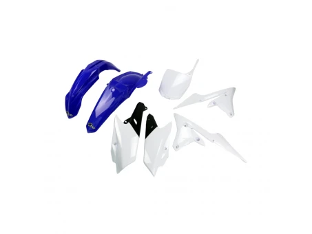 Kit complet plastice UFO YAMAHA YZF 250 14-18, YZF 450 14-17 culoare OEM (Albastru/Alb) (YA318E999) | YAKIT318999