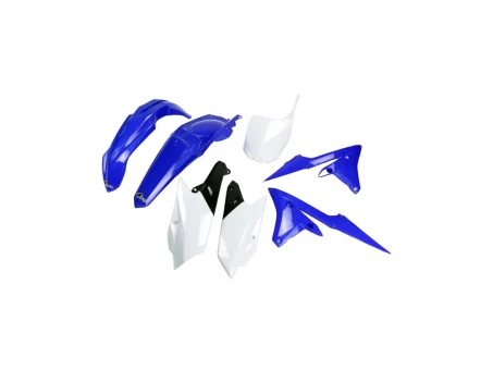 Kit complet plastice UFO YAMAHA YZF 250 14-18, YZF 450 14-17 culoare OEM 18 (Albastru/Alb/Negru) (YA318E999K) | YAKIT318999K