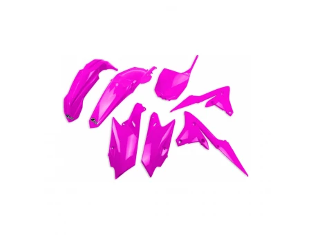Kit complet plastice UFO YAMAHA YZF 250 14-18, YZF 450 14-17 culoare Roz (YA318P) | YAKIT318P