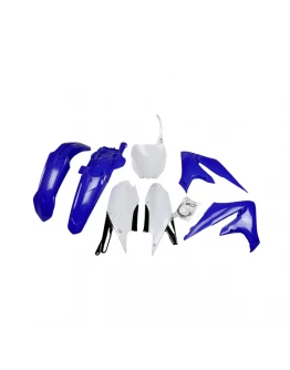 Kit complet plastice UFO YAMAHA YZF 250 '19-'23, YZF 450 '18-'22 culoare OEM (Albastru/Alb/Negru) (YA321E999)